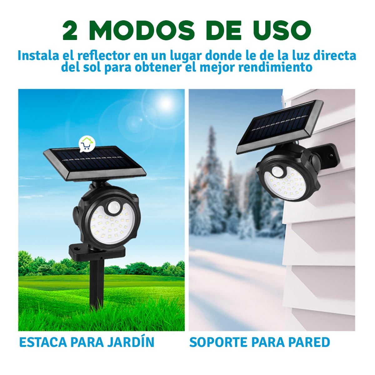 Miniatura 8 de Reflector Solar Lampara Jardin LF1905